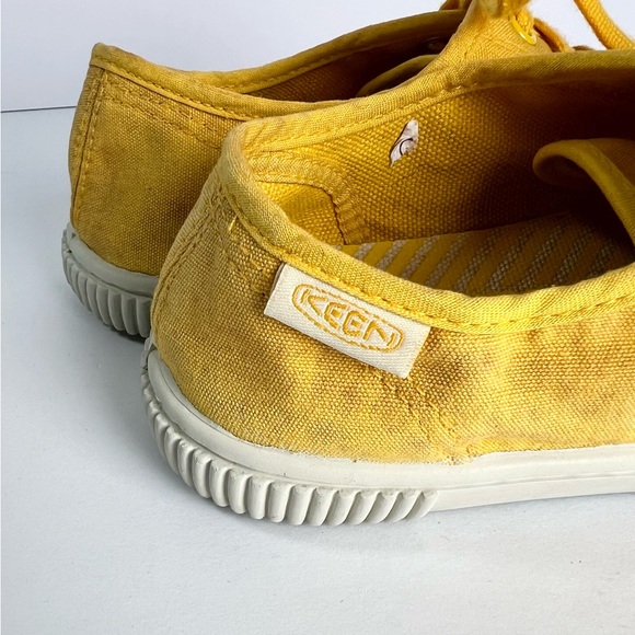 Keen yellow rubber toe sneakers size 7.5 lace up casual - Picture 5 of 7